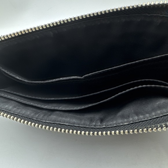 Coach Signature Accordion Zip Wallet Wristlet Black - Picture 9 of 9